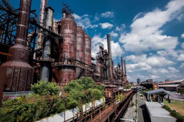 SteelStacks in Bethlehem, Pennsylvnaia