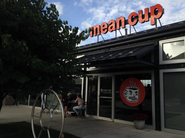 Mean Cup cafe entrance