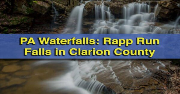 How to get to Rapp Run Falls in Clarion, Pennsylvania