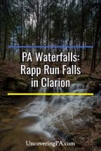 Hiking to Rapp Run Falls in Clarion, Pennsylvania