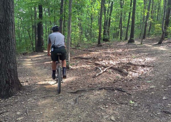 Biking the Allegrippis Trails in Huntingdon County, Pennsylvania