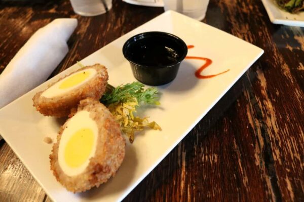 General Sutter Inn scotch egg