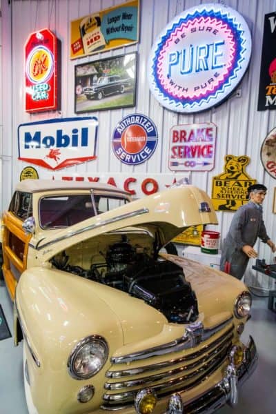 Wooodie at the Eagles Mere Auto Museum in Sullivan County, Pennsylvania