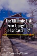 List of free things to do in Lancaster, Pennsylvania