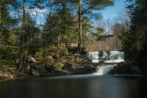 How to get to Choke Creek Falls in Lackawanna County, Pennsylvania