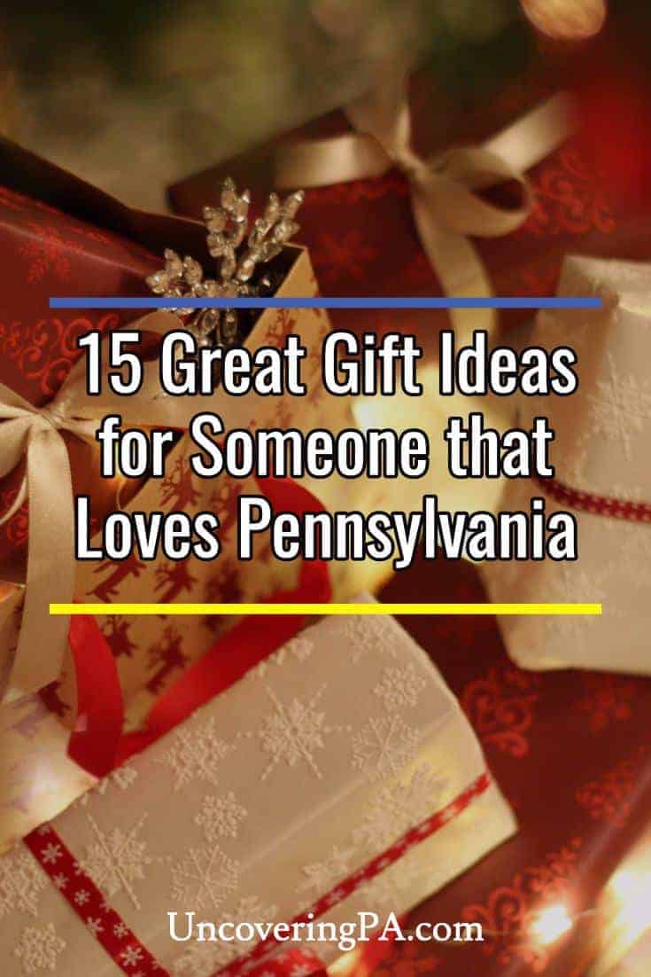 PA Gift Giving Guide: 15 Gifts for someone that loves Pennsylvania #christmas #holidays #xmas #giftguide