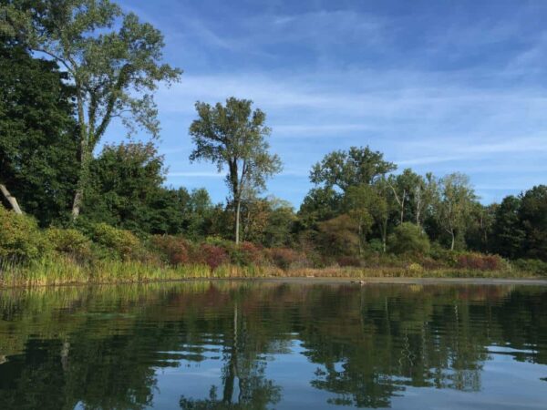 Hiking in Presque Isle State Park during Hunting Season