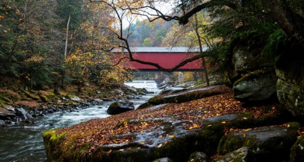 Top Pennsylvania Photos of 2017: McConnells Mill Covered Bridge