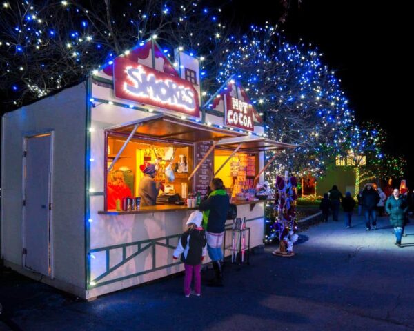 Food and drink at the Winter Light Spectacular at the Lehigh Valley Zoo