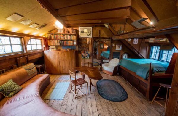 Bedroom at the Wharton Esherick Museum in Philly