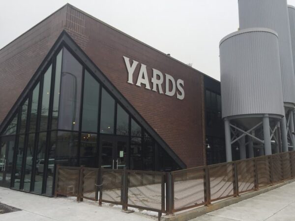 Outside of Yards Brewery in Philadelphia, Pennsylvania