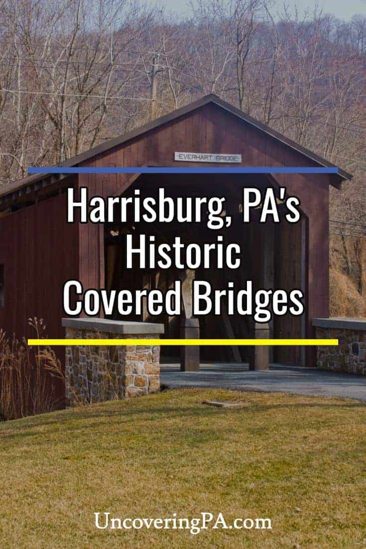 The historic covered bridges near Harrisburg, Pennsylvania