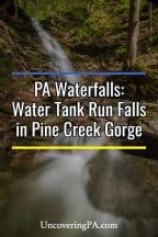 Water Tank Run Falls in the Pennsylvania Grand Canyon