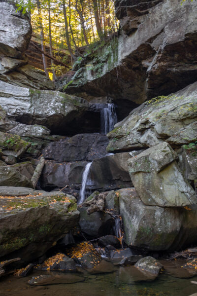 Breakneck Falls in McConnells Mill State park near New Castle PA