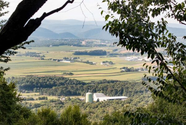 View of Happy Valley from Mount Nittany