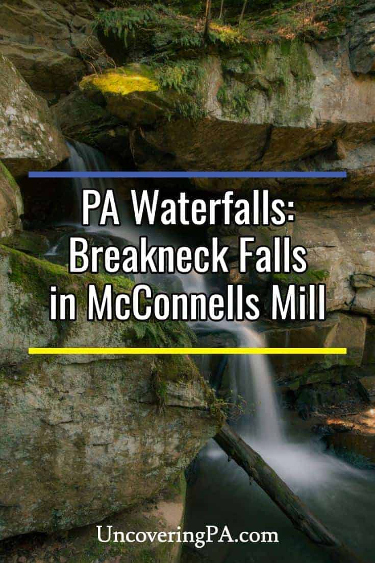 Pennsylvania Waterfalls: Breakneck Falls in McConnells Mill State Park