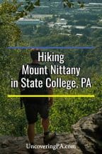 Hiking Mount Nittany in State College, Pennsylvania