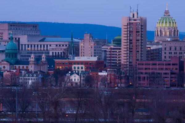 View of Harrisburg from Negley Park