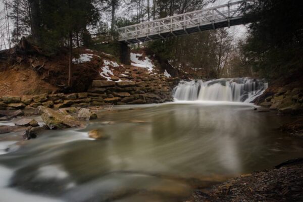 Sweet Arrow Lake Park Falls in Schuylkill County PA