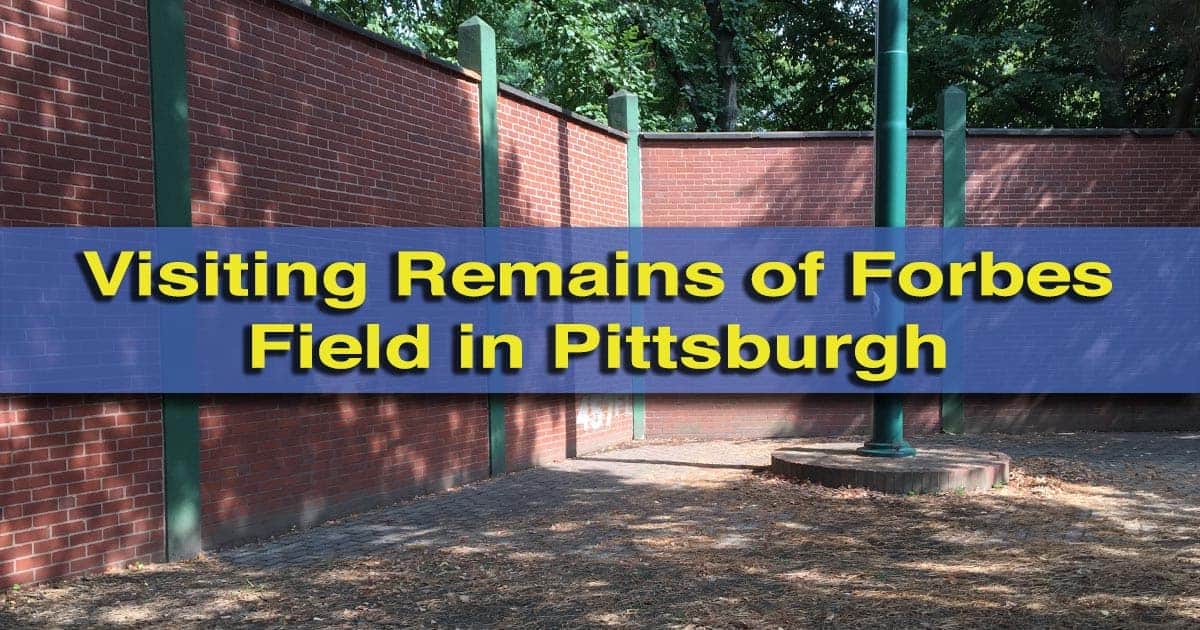 Forbes Field wall in Pittsburgh, PA