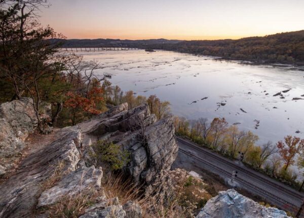 View from Chickies Rock in Lancaster County, Pennsylvania