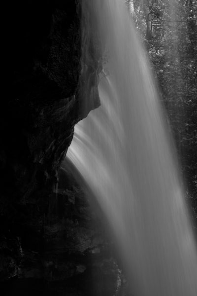 Behind Cucumber Falls - Ohiopyle State Park Photography Workshop