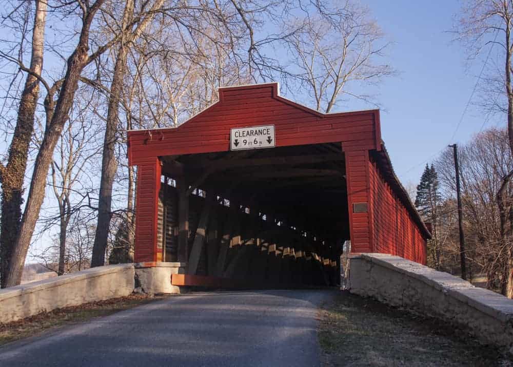 Kurtz's Mill Covered Bridge is located near Kutztown University