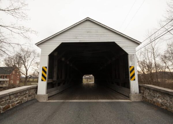 Pleasantville Covered Bridge in Berks County, Pennsylvania