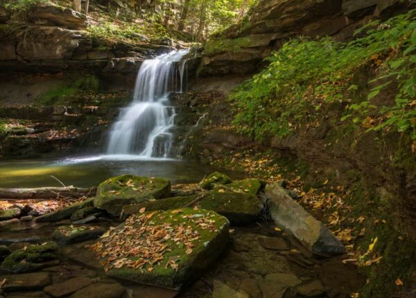 Rode Falls on the Loyalsock Trail in Sullivan County, Pennsylvania