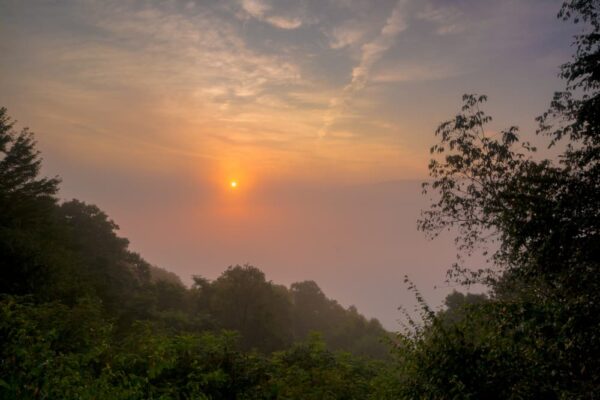 Sunrise at Baughman Rock Ohiopyle State Park Photography Workshop