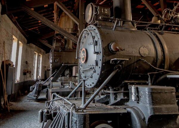 Inside the East Broad Top Railroad in Orbisonia, Pennsylvanai
