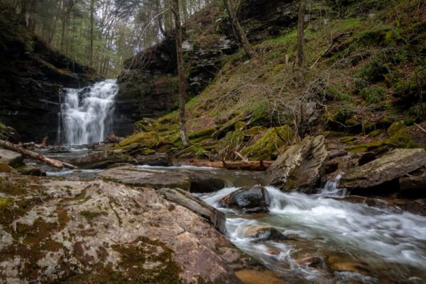 Big Falls in Sullivan County, Pennsylvania