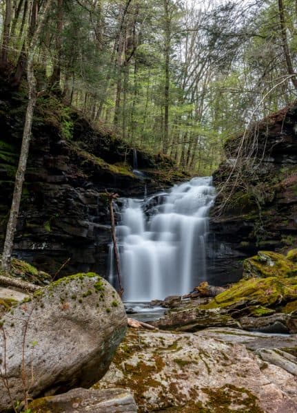 Big Falls in Sullivan County, PA