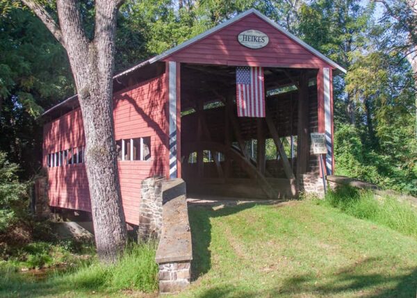 Heikes Covered Bridge in Adams County, PA