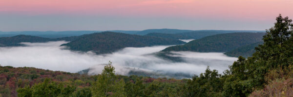 View from High Knob Overlook in Loyalsock State Forest