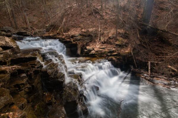 Hiking to Jarrett Falls in Fulton County, PA