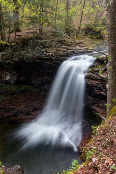 Waterfalls on Heberly Run in State Game Lands 13