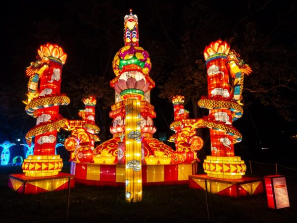 Another lantern at the Chinese Lantern Festival in Philadelphia, Pennsylvania