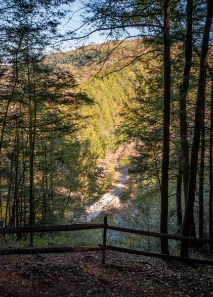 Worlds End Vista in Sullivan County, Pennsylvania