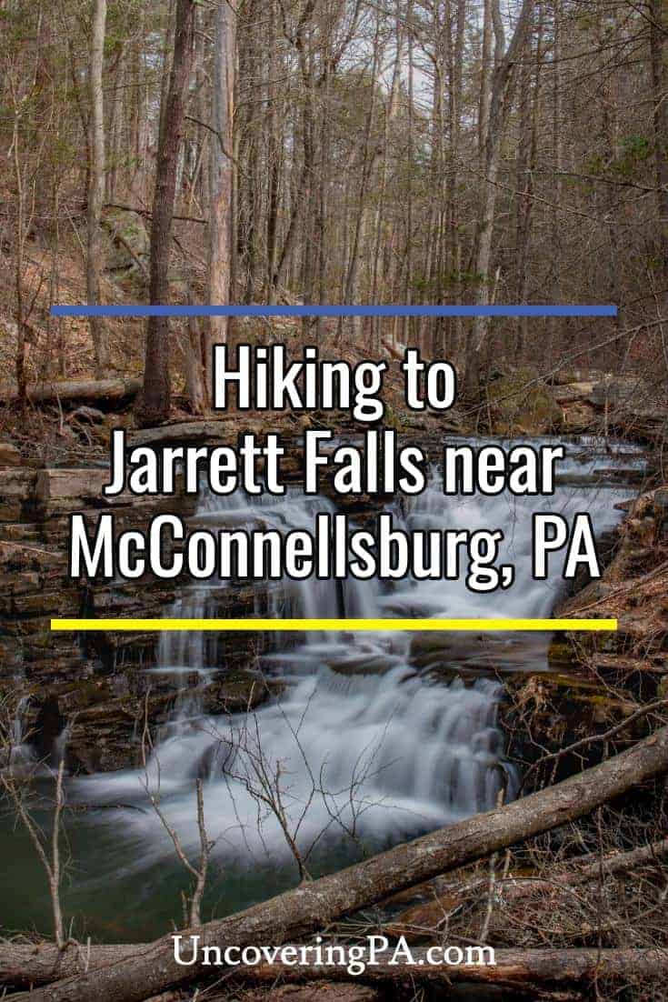 How to Get to Jarrett Falls Near McConnellsburg, Pennsylvania