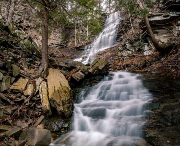 Angel Falls in the Endless Mountains