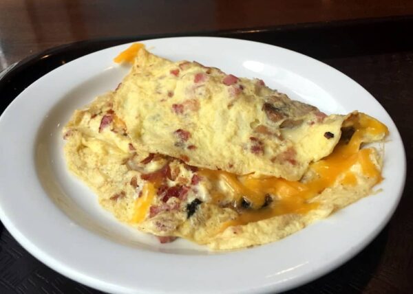 Free breakfast at the Embassy Suites in Philadelphia, Pennsylvania