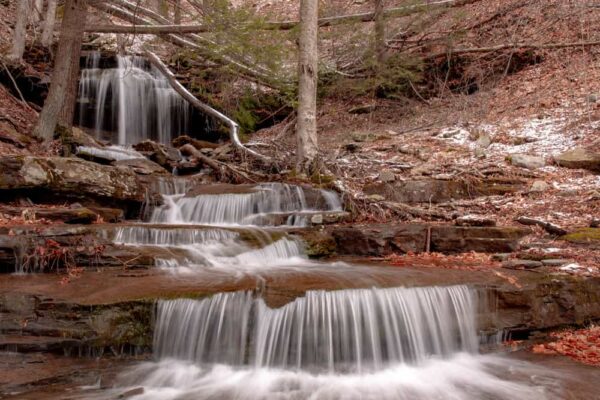 Waterfall on Falls Run in Loyalsock State Forest