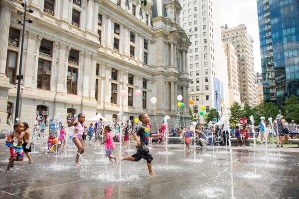 Splash parks are a great thing to do in Philadelphia with kids