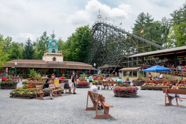 Phoenix Roller coaster at Knoebels Amusement Resort