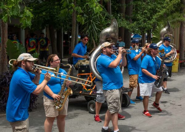 Band playing at Knoebels in Elysburg, Pennsylvania