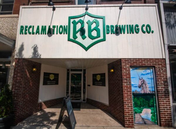 Exterior of Reclamation Brewing in Butler, Pennsylvania