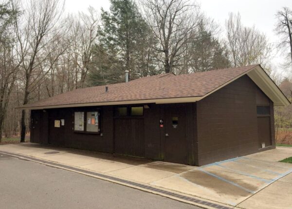 Bathrooms at the Ricketts Glen State Park Campground