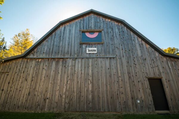 The Barn at the Sullivan County Historical Society Museum in Laporte, Pennsylvania