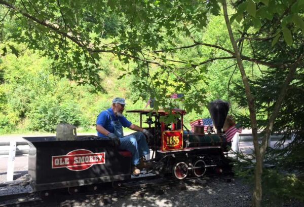 The train is a great thing to do at Knoebels Amusement Park